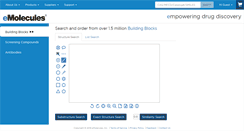 Desktop Screenshot of emolecules.com